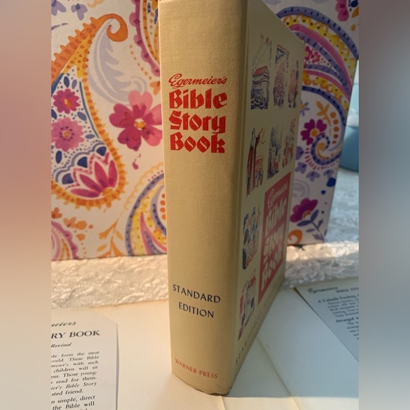 Egermeier's Bible Story Book (revised) Vintage 1955 Revised Edition w/ Dustcover - Picture 2 of 14